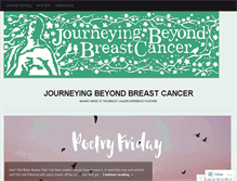 Tablet Screenshot of journeyingbeyondbreastcancer.com